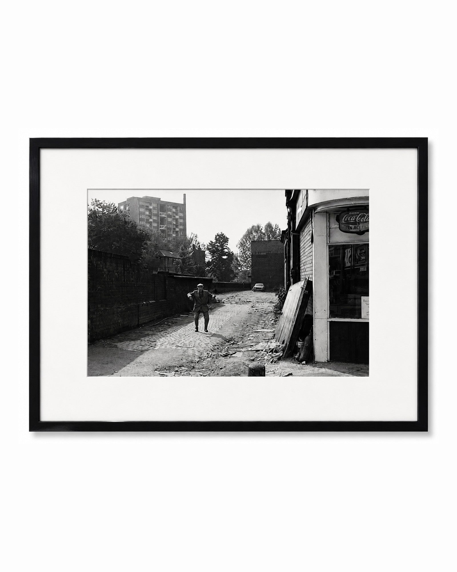 Coca-Cola &amp; Concrete [London, 1983] — fine art photograph by Larry Lazarus