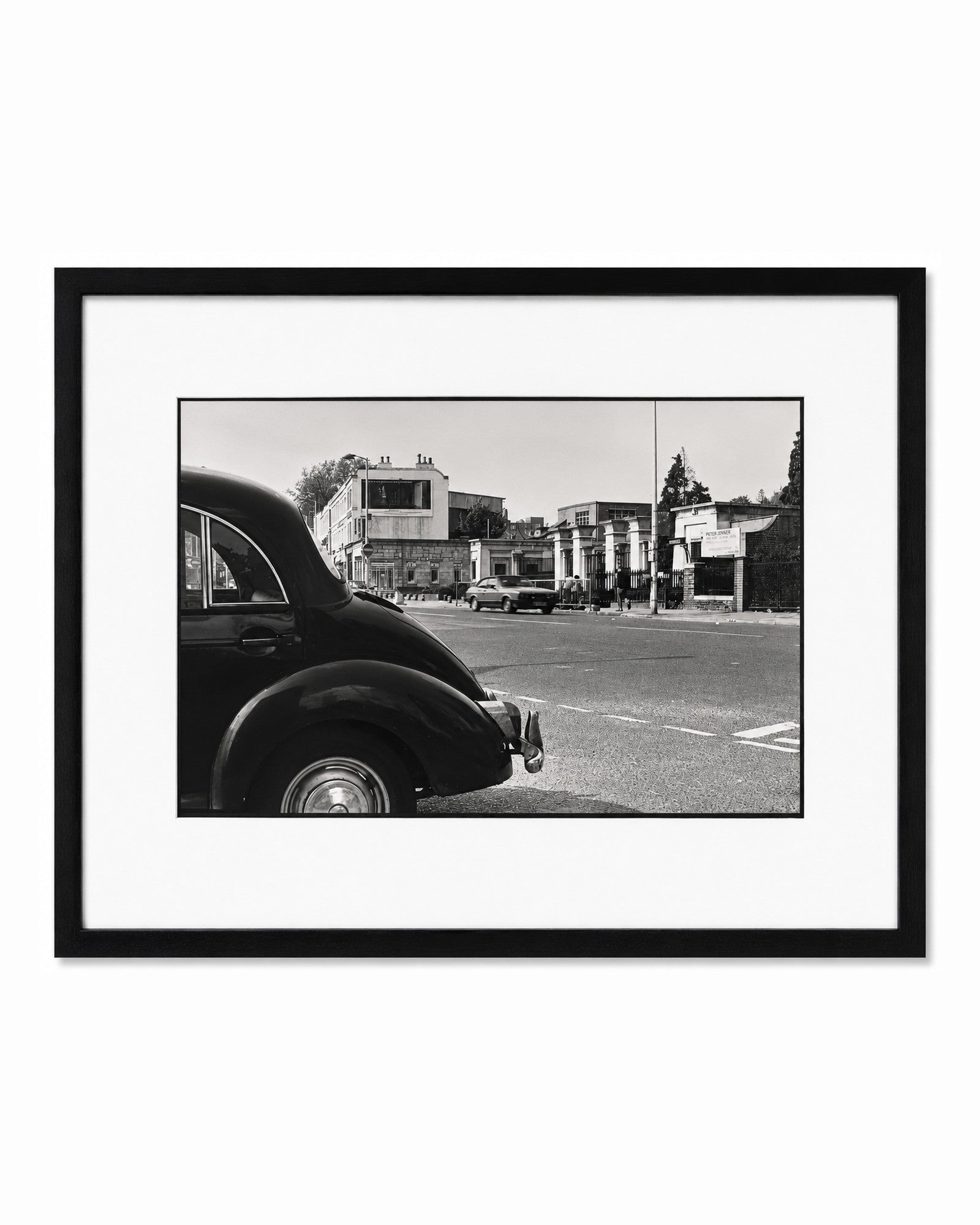 Sunday by the Cemetery [London, 1983] — fine art photograph by Larry Lazarus