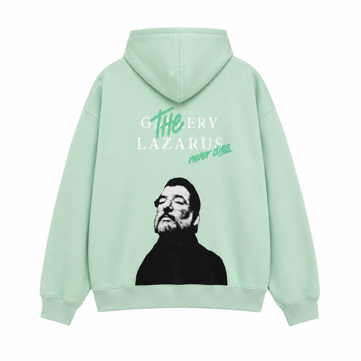 The Lazarus Never Dies Hoodie – Mint Turquoise